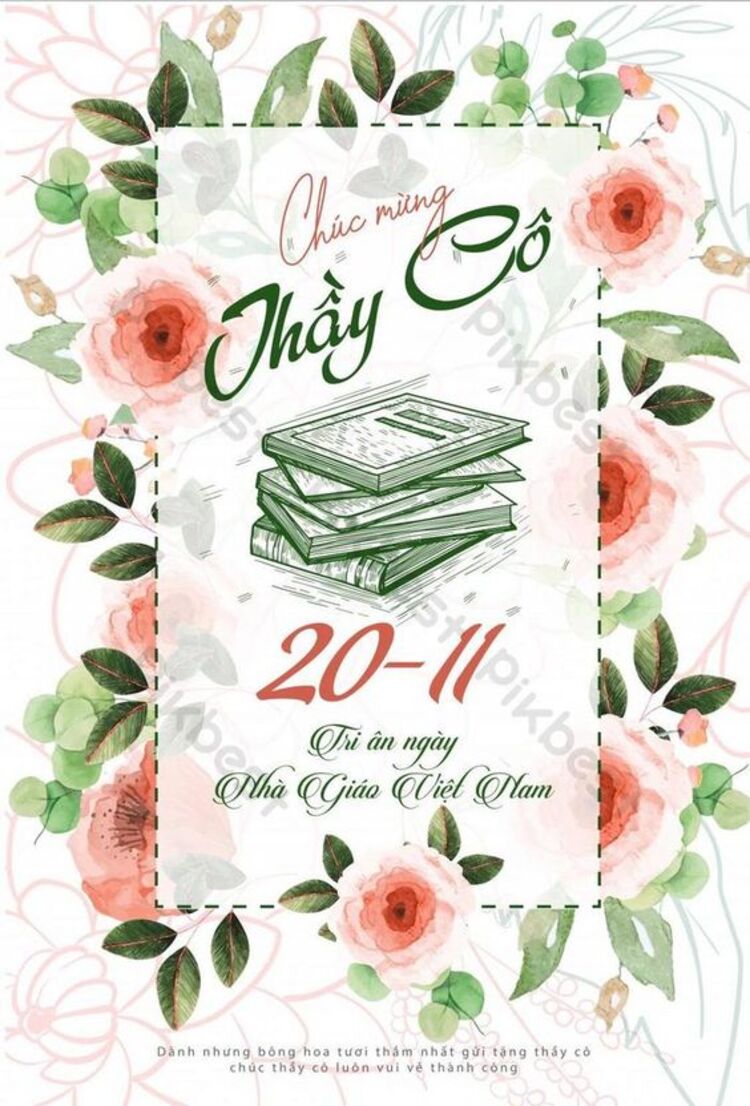 Tổng hợp 25+ mẫu thiệp chúc mừng 20/11 đẹp & ý nghĩa nhất 12 thiep chuc mung 20 11 19