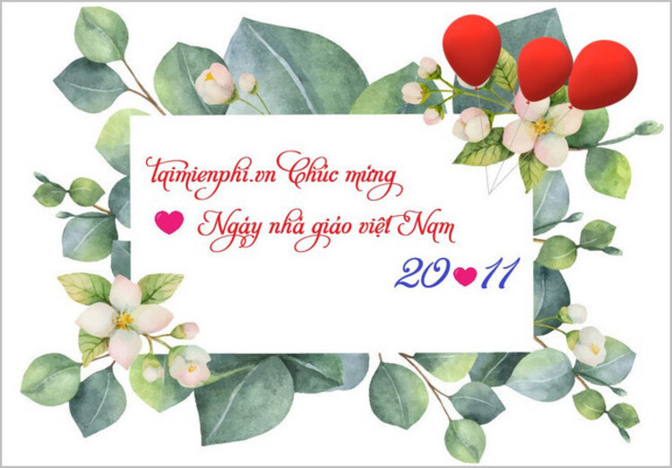 Tổng hợp 25+ mẫu thiệp chúc mừng 20/11 đẹp & ý nghĩa nhất 10 thiep chuc mung 20 11 22