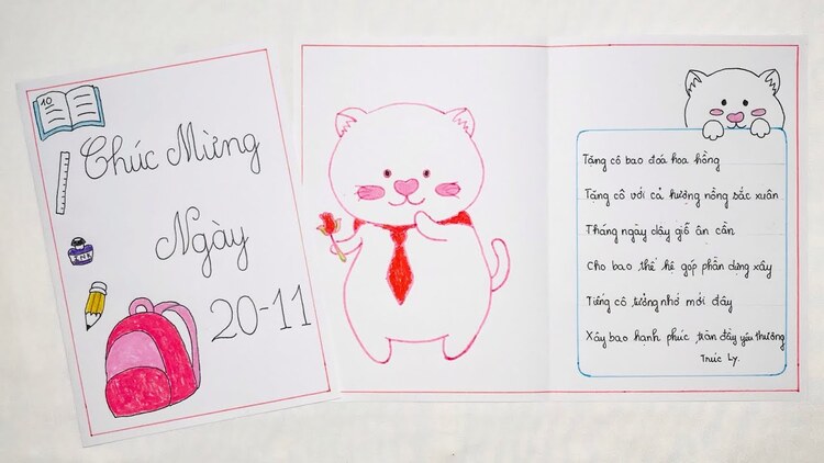 Tổng hợp 25+ mẫu thiệp chúc mừng 20/11 đẹp & ý nghĩa nhất 19 thiep chuc mung 20 11 3