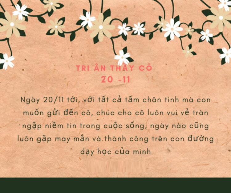Tổng hợp 25+ mẫu thiệp chúc mừng 20/11 đẹp & ý nghĩa nhất 15 intamdat.com-thiệp chúc mừng 20/11