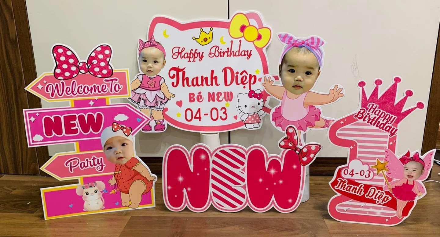 In chữ formex 16 In chữ formex sinh nhật cho bé
