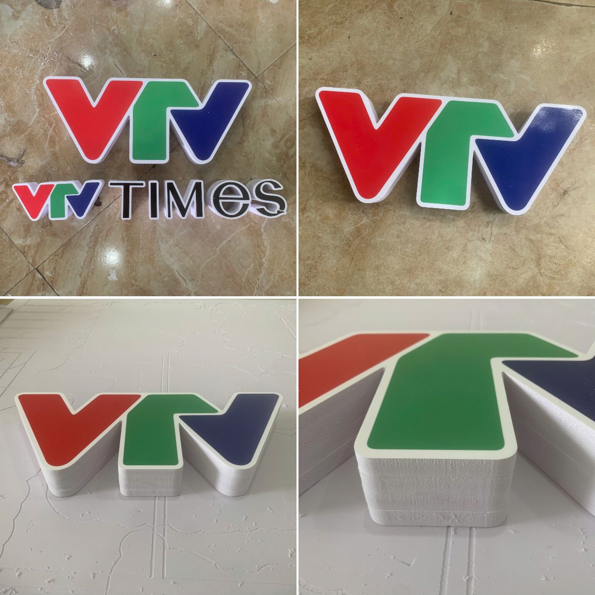 In chữ formex 13 In chữ fomex cho VTV