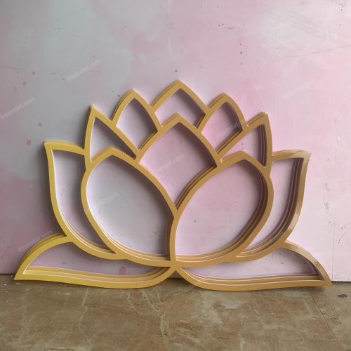 Mô hình hoa sen cắt cnc trang trí 5 Cắt cnc hình bông sen trang trí