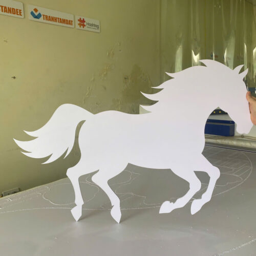 Cắt cnc hình con ngựa