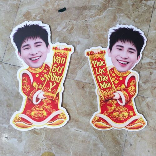 In chibi ghép mặt chúc mừng