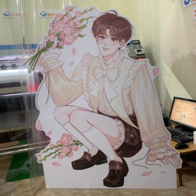 In nhân vật hình chibi