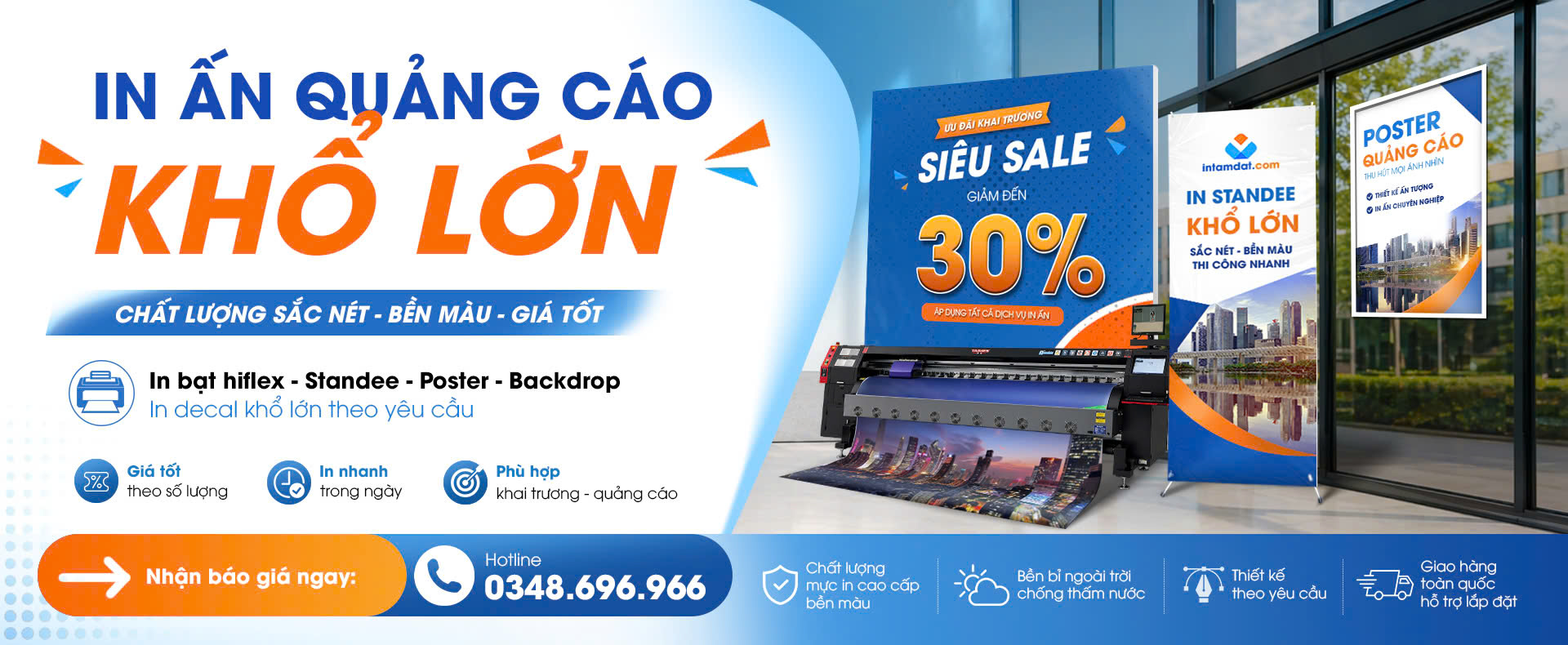 in bat hiflex, in standee