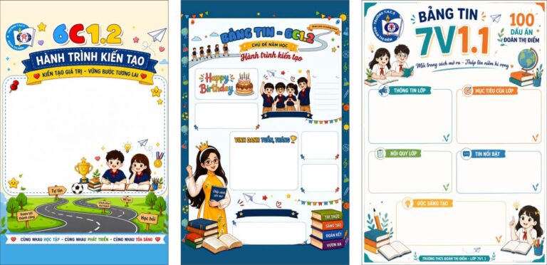 Bảng tin dán lớp học